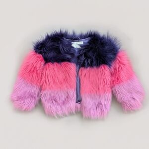 DVF x Rockets of Awesome Faux Fur Jacket – Size 5 (Girls)